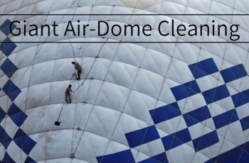 Air Dome Structure Cleaning Video