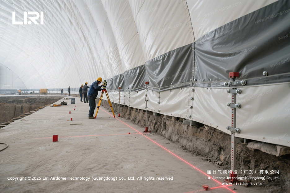 What problems can a foundation pit air dome solve on construction sites (2)