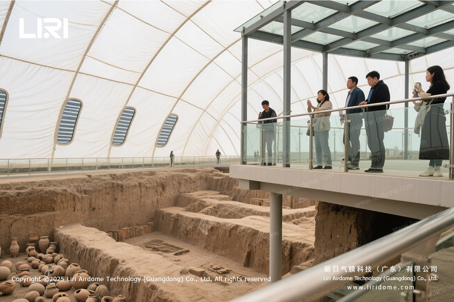 Air supported Structure for Archaeological Site Protection (1)