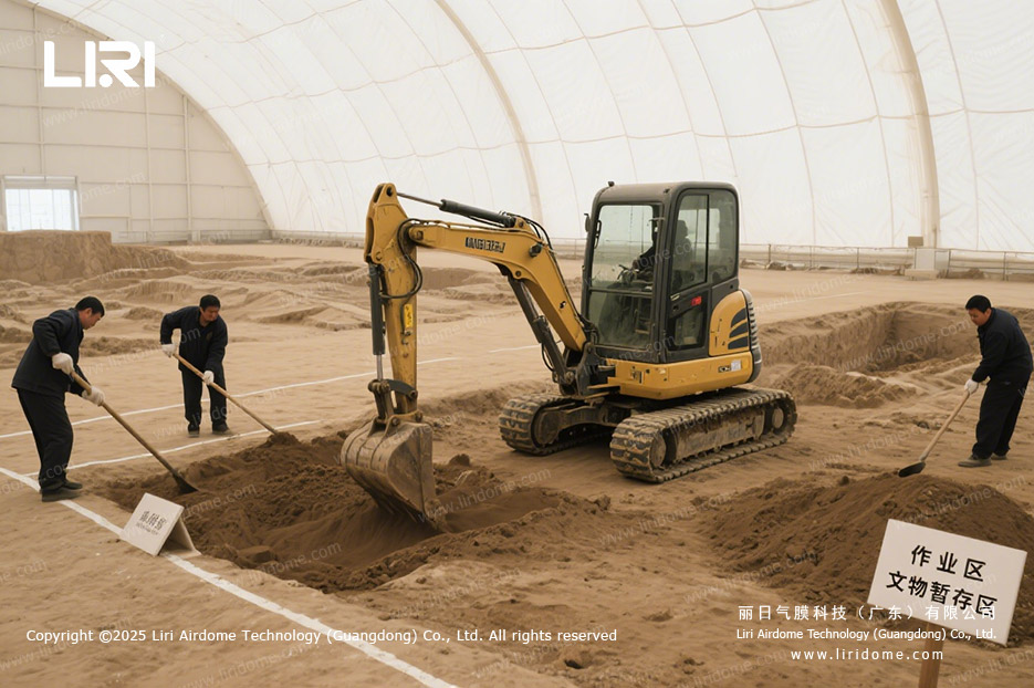 Air supported Structure for Archaeological Site Protection (4)