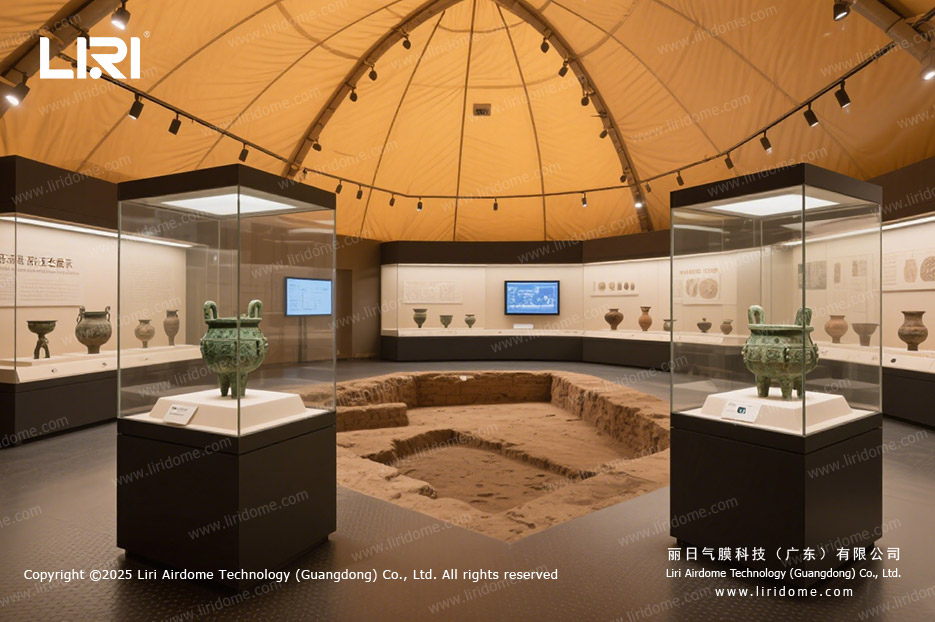 Air supported Structure for Archaeological Site Protection (6)