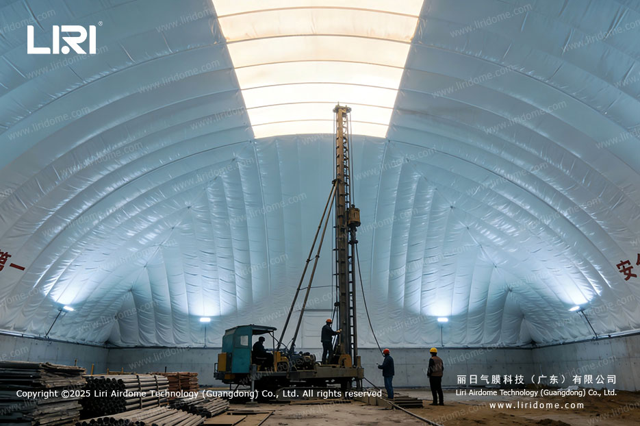 Construction Site Air Dome Furthermore, regarding construction adaptability, the construction site air dome provides