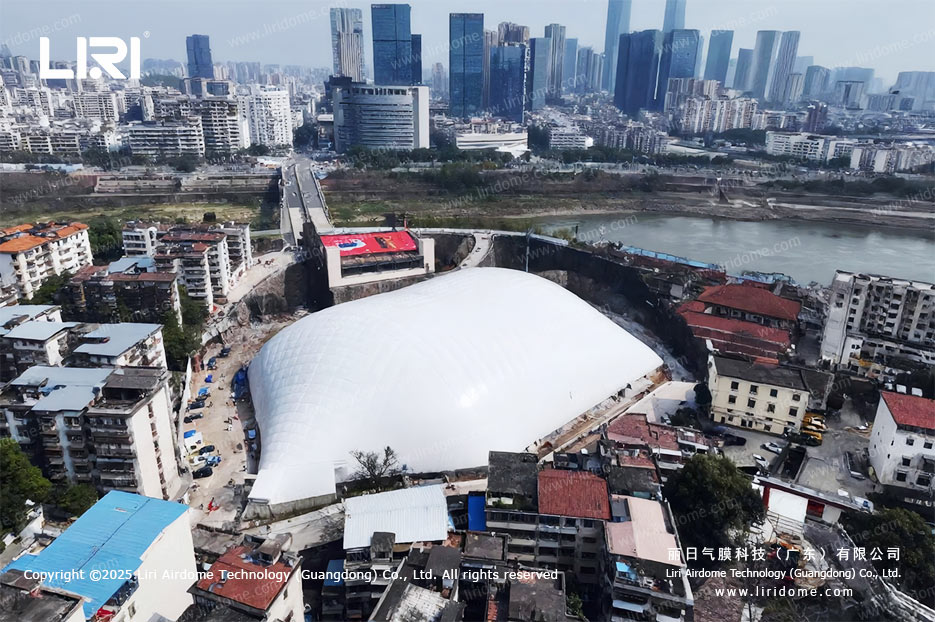 Construction Site Air Dome Second, in terms of safety and environmental protection, the construction